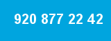 920 877 22 42